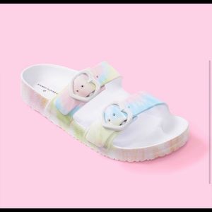 Women's Tie-Dye Slide Sandals - Stone Clover
Lane x Target Rainbow 9